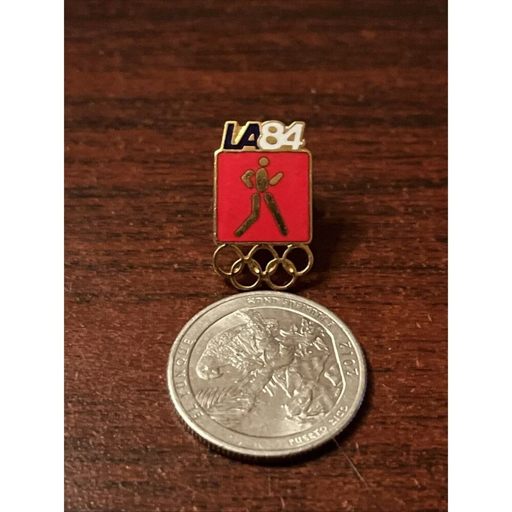 1984 Los Angeles Olympics Race Walking Event‎ Lapel Hat Pin